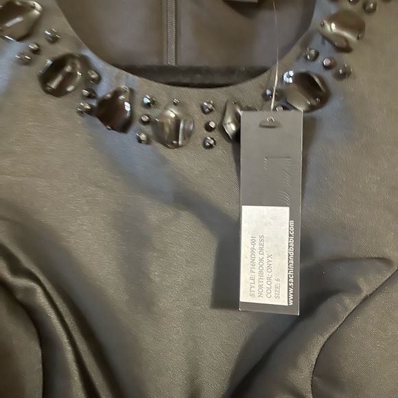 Sachin and Babi Elegant Black Sleeveless Dress - Picture 5 of 8